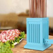 49-Grid Meat Skewer Cutter Tool, PVC Plastic Kebab Accessory