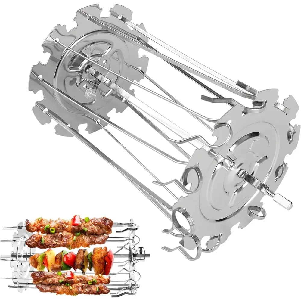 Telescopic BBQ Forks, Metal Roasting Sticks for Marshmallows and Sausages - Grilled cage 25cm