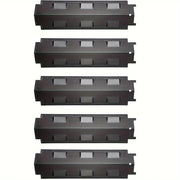 14.6in Grill Heat Plates, Porcelain Steel Burner Covers, 37 x 11cm