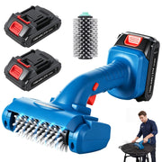 Cordless Electric Rotary BBQ Grill Cleaning Brush, 21V with Stainless Steel Head