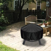 Round BBQ Grill Cover, Waterproof Oxford Fabric, 9 Sizes
