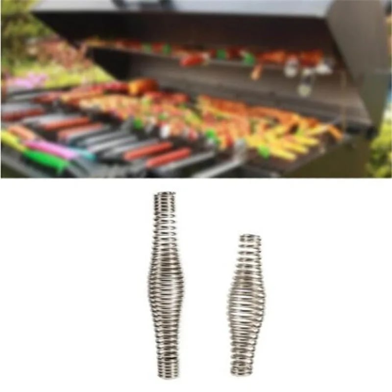 Replacement BBQ Grill Basket Handle Spring for Outdoor Cooking Repairs