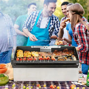 Stainless Steel BBQ Spatula Holder 30 x 5.8cm Outdoor Grill Tool Rack