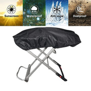 Gas Grill Cover for Weber Traveler, 210D Oxford Cloth, 101 x 49 x 25cm