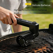 Rechargeable Electric BBQ Grill Brush, Adjustable Black Cleaning Tool
