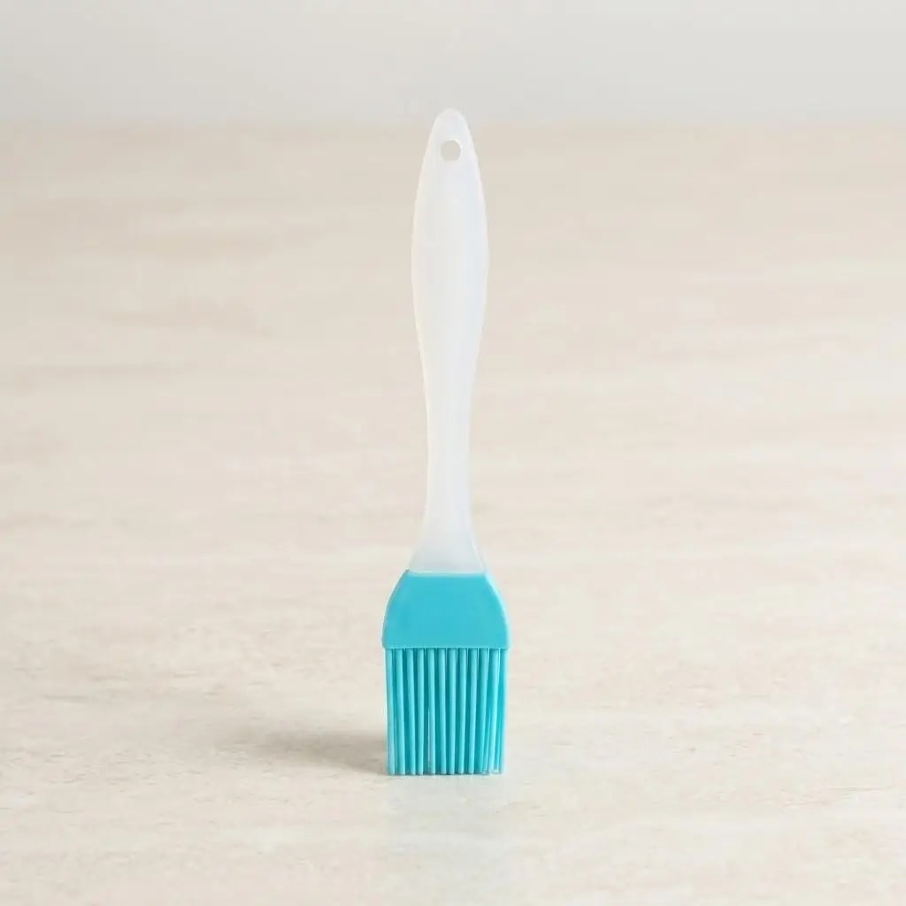 STONEGO Silicone Basting Brush for BBQ, Baking and Grilling, 17cm - Blue