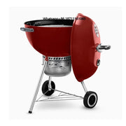 Kettle Charcoal Barbecue Grill with Lid, Wheels and Air Vents