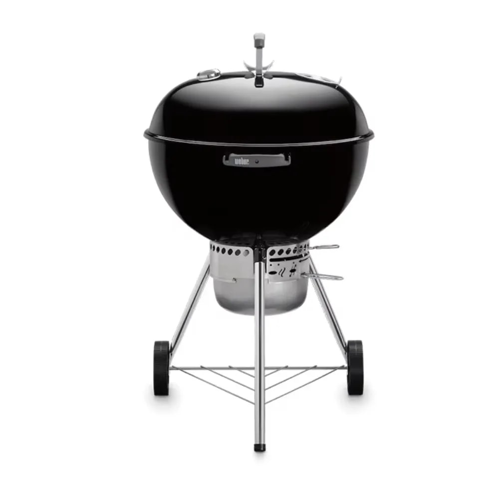 Kettle Charcoal Barbecue Grill with Lid, Wheels and Air Vents