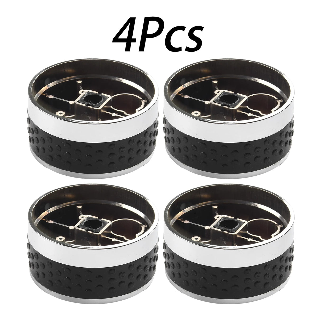Grill Control Knobs, 4 Pack, 50mm or 58mm Metal Replacement Knobs