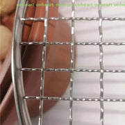 Round Stainless Steel BBQ Grill Mesh Grate, 24cm or 26cm