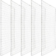 5-Piece Stainless Steel Mesh Grilling Mats, 29.5 x 20 cm
