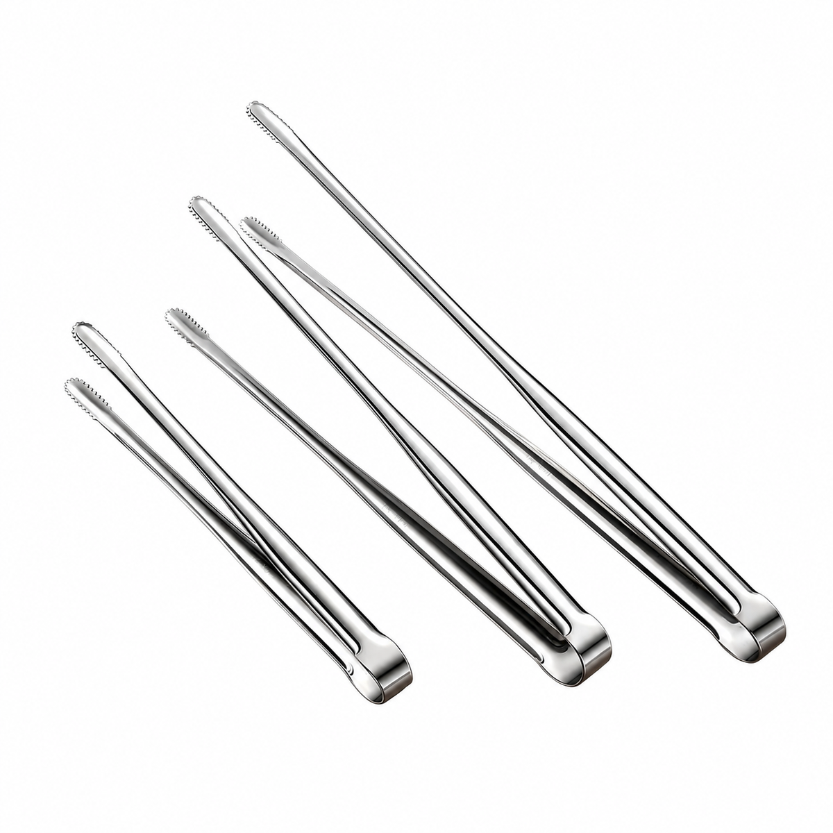 Stainless Steel BBQ Tongs for Grilling & Serving