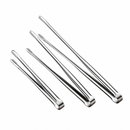 Stainless Steel BBQ Tongs for Grilling & Serving