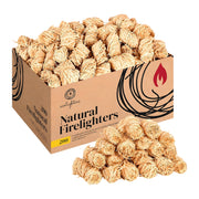 Ecolighters Natural Wood Wool Firelighters, 200 Pack, 2.1kg
