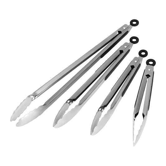 Stainless Steel BBQ Tongs – 9 to 16 Inch