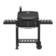 Woodland Grill Charcoal BBQ, 43 x 54cm Cooking Area, Thermometer and Warming Rack