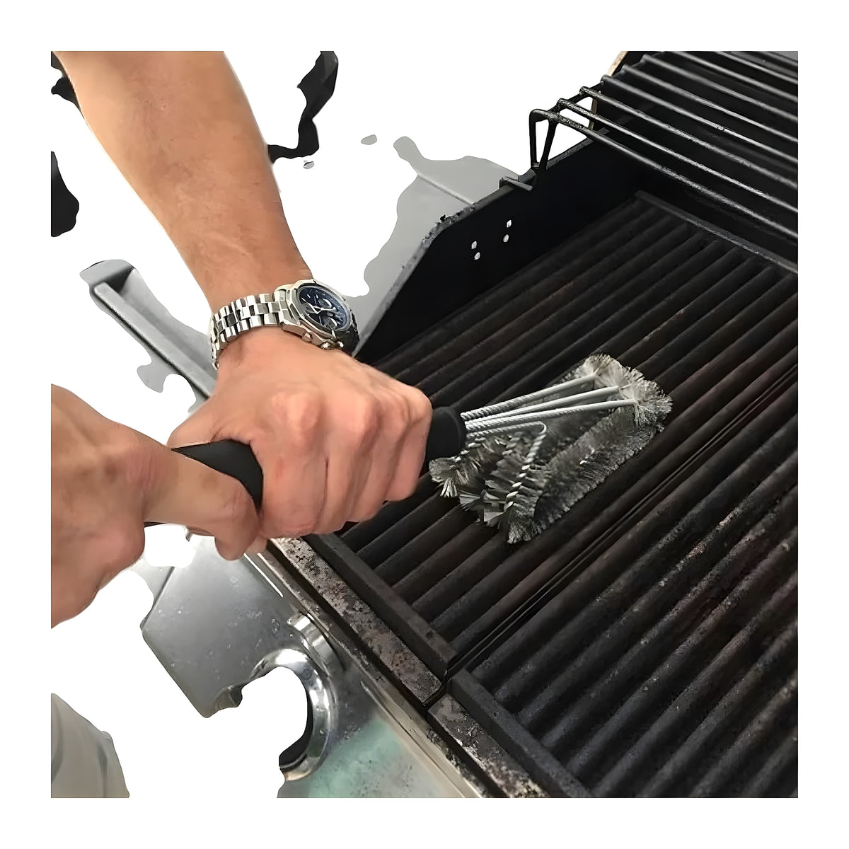 BBQ Grill Cleaning Brush & Scraper – 12 or 18 Inch