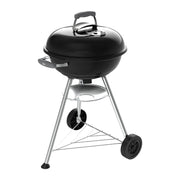 Weber Compact Kettle Charcoal Barbecue 47cm, Black, Stand and Wheels