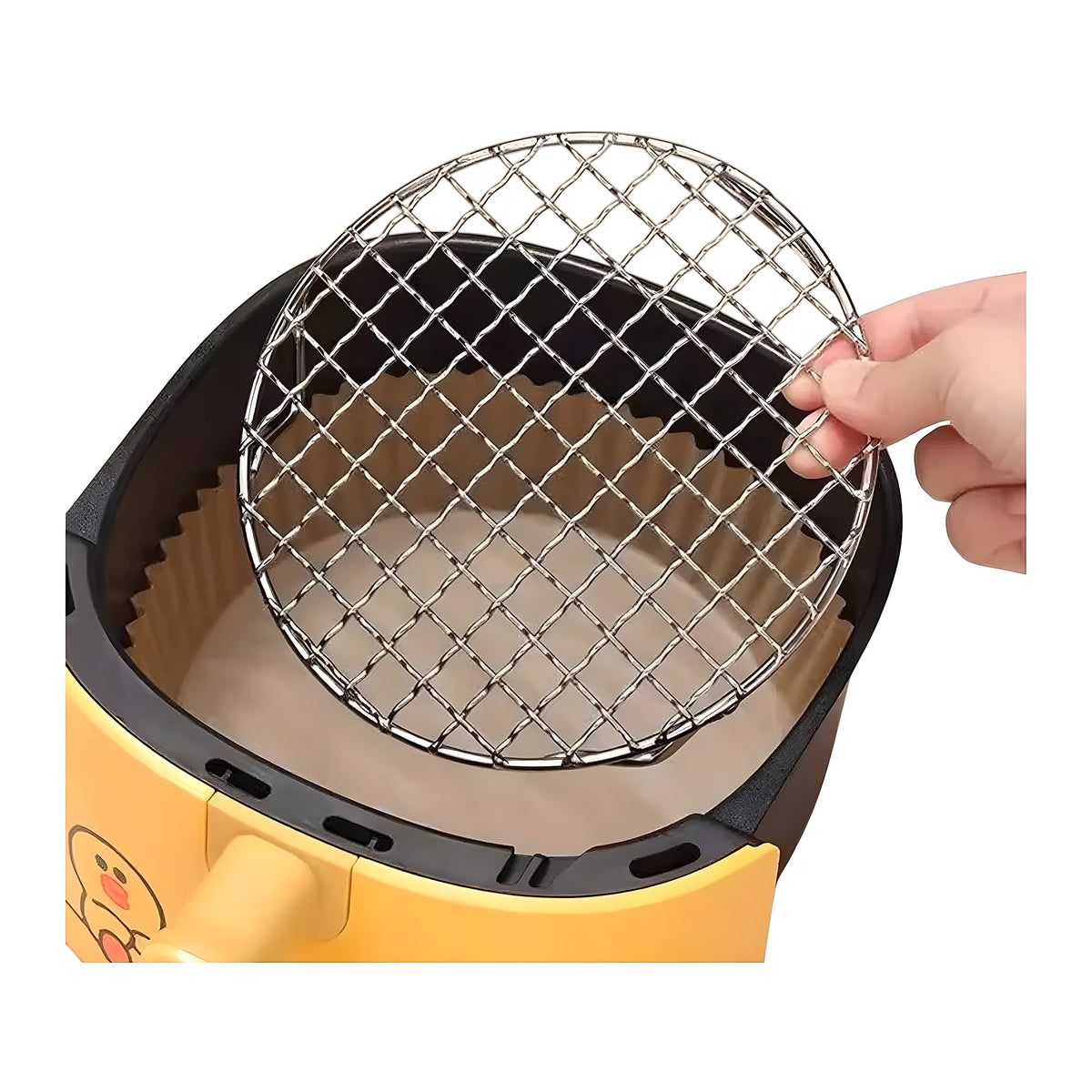 Round Stainless Steel Air Fryer Rack – 15 to 26cm
