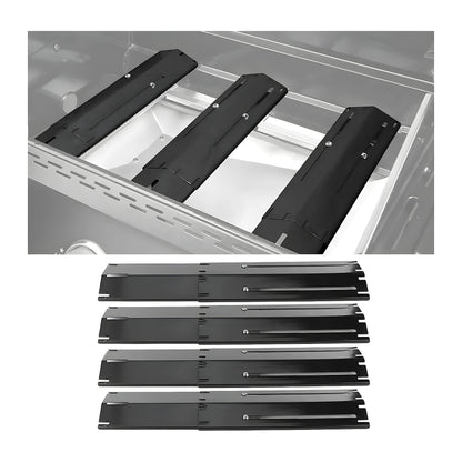 Adjustable BBQ Heat Plates & Flame Tamers – 4 or 8 Pack