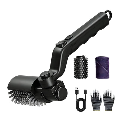 Cordless Electric BBQ Grill Brush with Adjustable Head