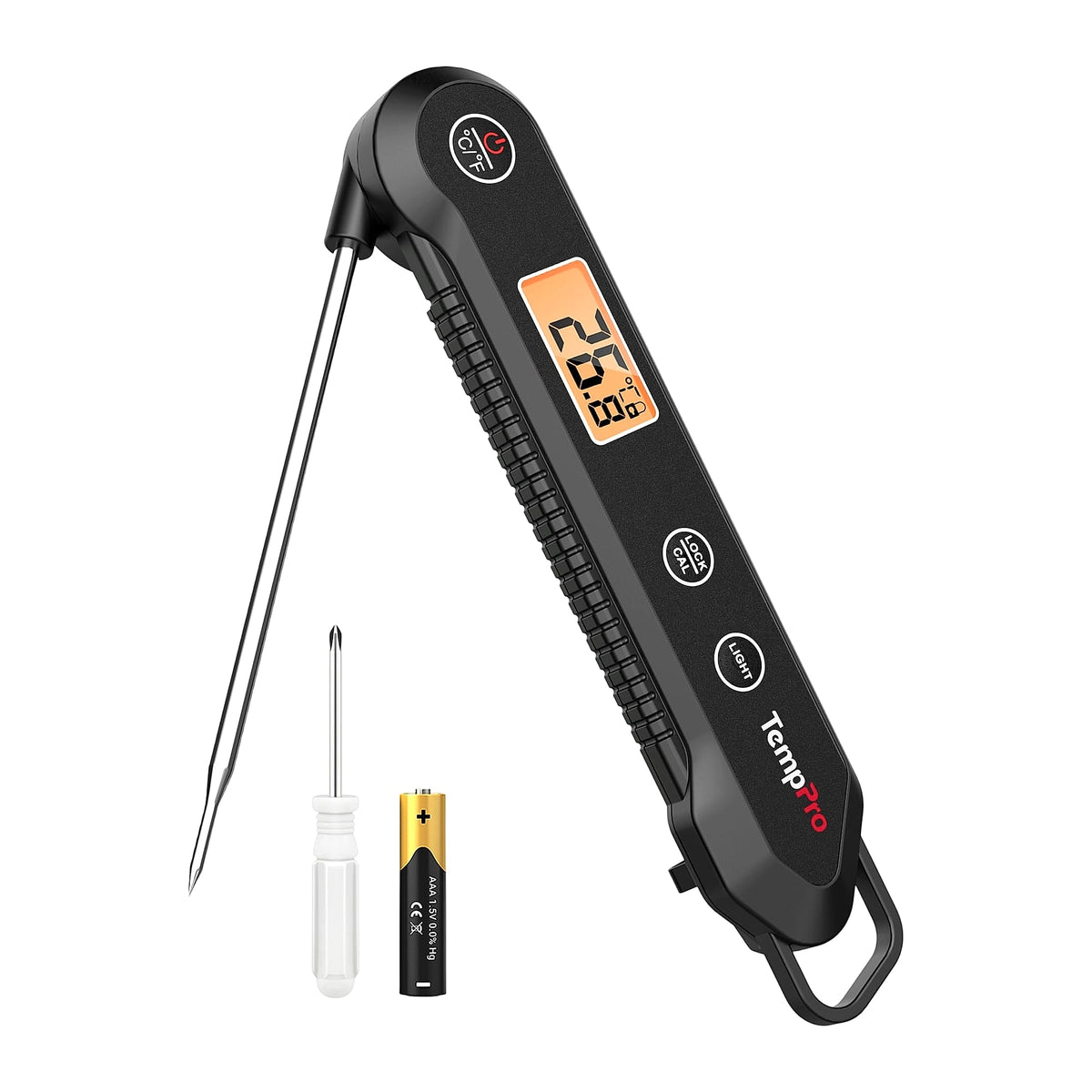 IPX6 Fast-Read Digital Meat Thermometer with Stainless Probe