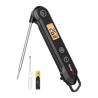 IPX6 Fast-Read Digital Meat Thermometer with Stainless Probe