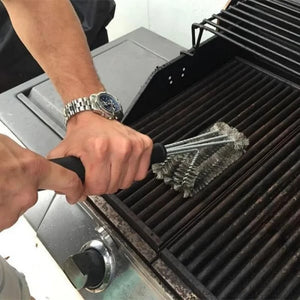New Kitchen Accessories BBQ Grill Brush and Scraper Barbecue Kit Cleaning Brush