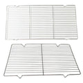 1PCS Stainless Steel Mat Net Grid Shape Rectangle Grill Grilling Mesh Net BBQ To