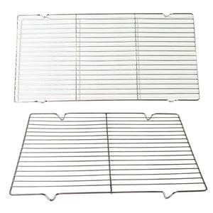 1PCS Stainless Steel Mat Net Grid Shape Rectangle Grill Grilling Mesh Net BBQ To