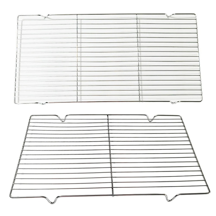 Stainless Steel Rectangular BBQ Grill Mesh Rack, 30 or 41cm