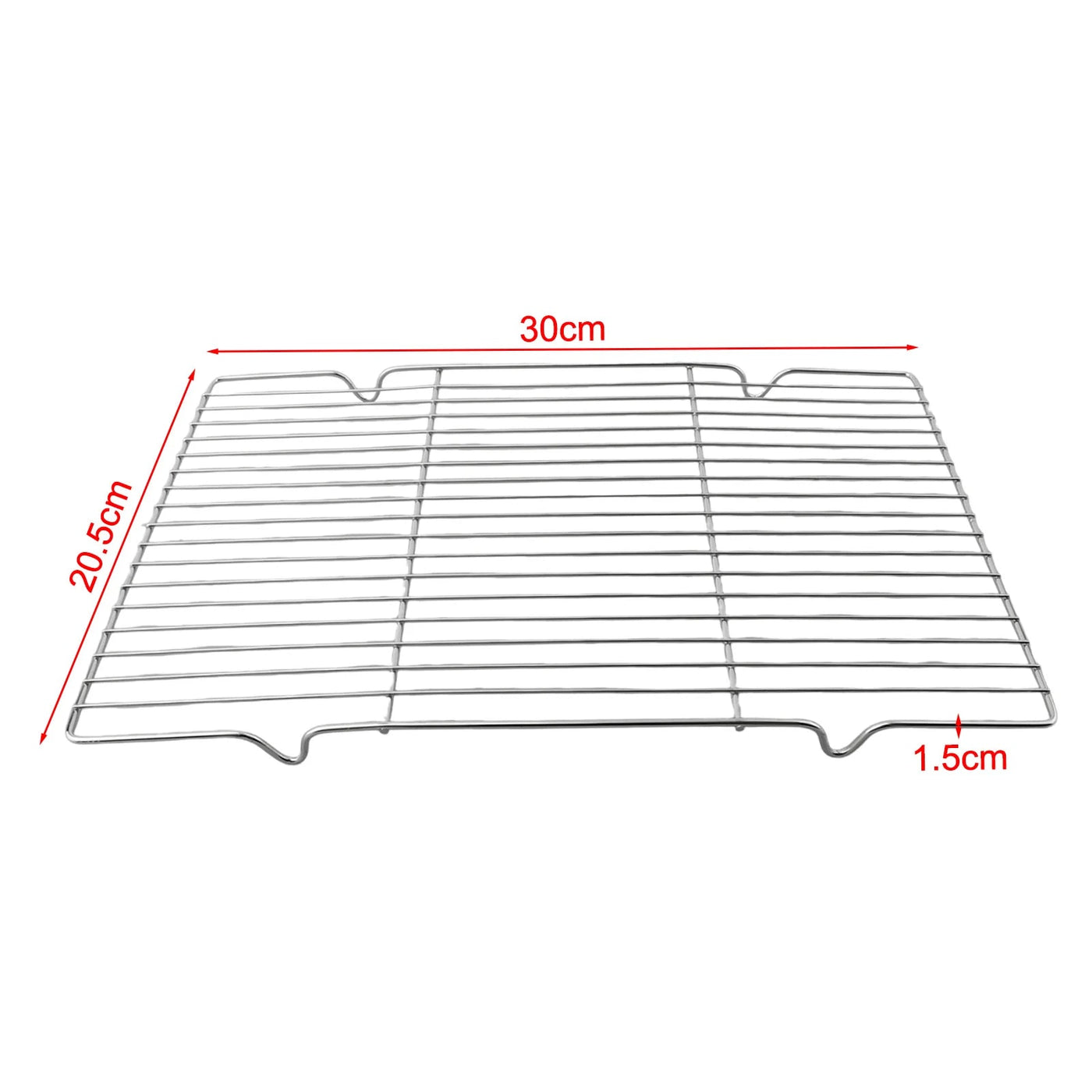 1PCS Stainless Steel Mat Net Grid Shape Rectangle Grill Grilling Mesh Net BBQ To
