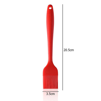 LMETJMA Silicone Basting Brush Upgrade Heat Resistant Pastry Brush Oil Brush For - Red