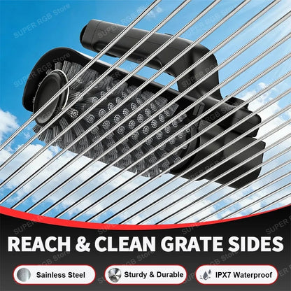 Electric Grill Cleaning Brush Rotary BBQ Cleaner Tool 3-Speed 2600mAh Cordless R