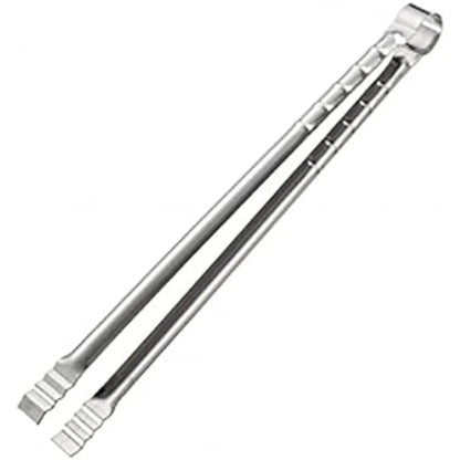 17.7Inch Extra Long Grilling Tongs Food Clip Charcoal Fire Barbecues BBQ Tongs C