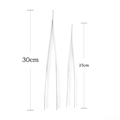 1PC Stainless Steel Kitchen Gadgets Barbecue Tongs Food Tongs Food Clip Tweezers
