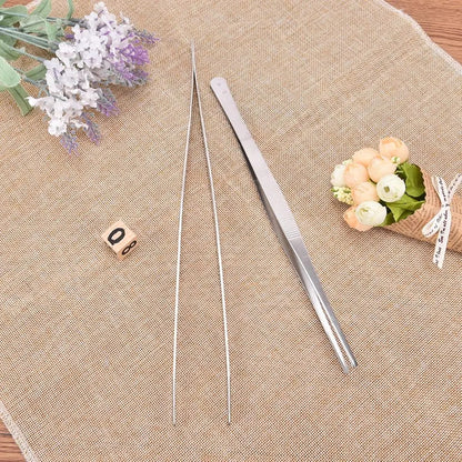 1PC Stainless Steel Kitchen Gadgets Barbecue Tongs Food Tongs Food Clip Tweezers