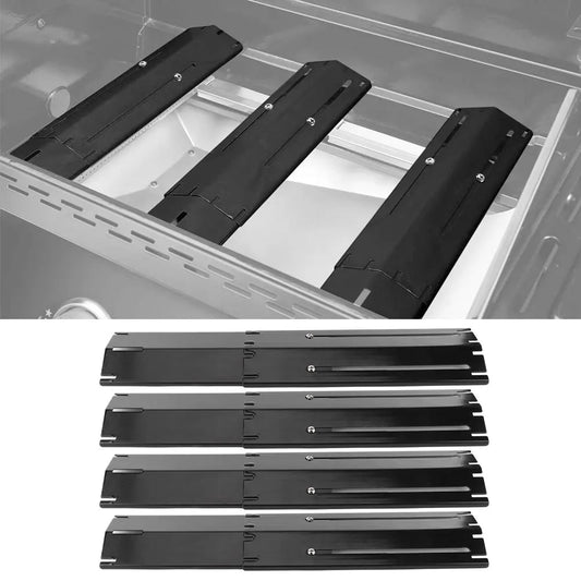 2/4 pair Adjustable Grill Heat Plate Shield Heat Tent Replacement Parts For BBQ 