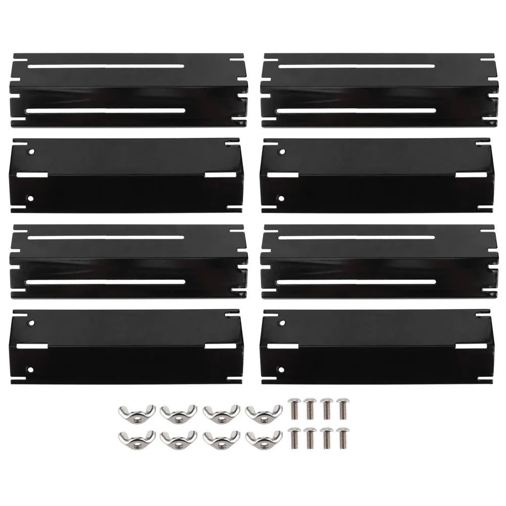 2/4 pair Adjustable Grill Heat Plate Shield Heat Tent Replacement Parts For BBQ  - 4Pair(8pcs)