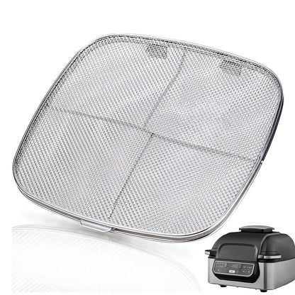 Stainless Steel Splatter Shield For AG301 Reusable 5-in-1 Indoor Grill - Silver