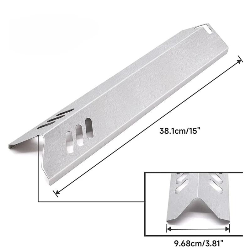 2/4 pcs Grill Heat Tents Stainless Steel Universal Grill Heat Tents for Gas Gril