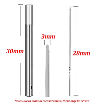 10/20Pcs Stainless Steel Barbecue Skewer Reusable Flat BBQ Needle Stick Barbecue