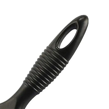 For Barbecue Grill Brush Steel Wire Bristles BBQ Cleaning Brushes D - 1Pcs Black
