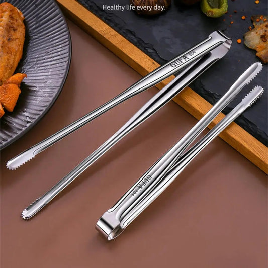 Grill Tongs Meat Culinary Nippers Camping Dishes Stainless Bruseptsy For Food Ki