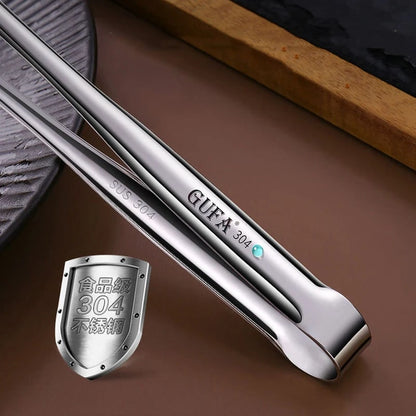 Grill Tongs Meat Culinary Nippers Camping Dishes Stainless Bruseptsy For Food Ki