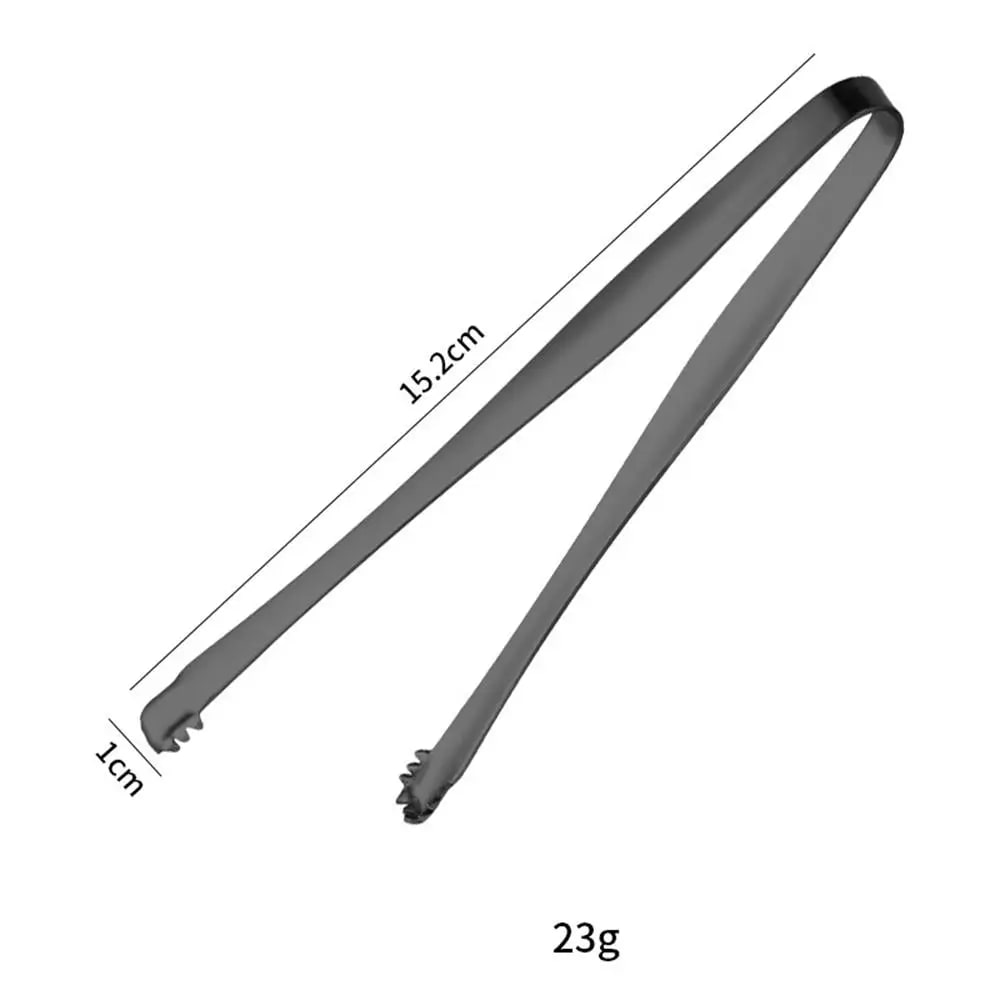 Grill Tongs Meat Culinary Nippers Camping Dishes Stainless Bruseptsy For Food Ki - black