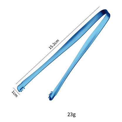 Grill Tongs Meat Culinary Nippers Camping Dishes Stainless Bruseptsy For Food Ki - Blue