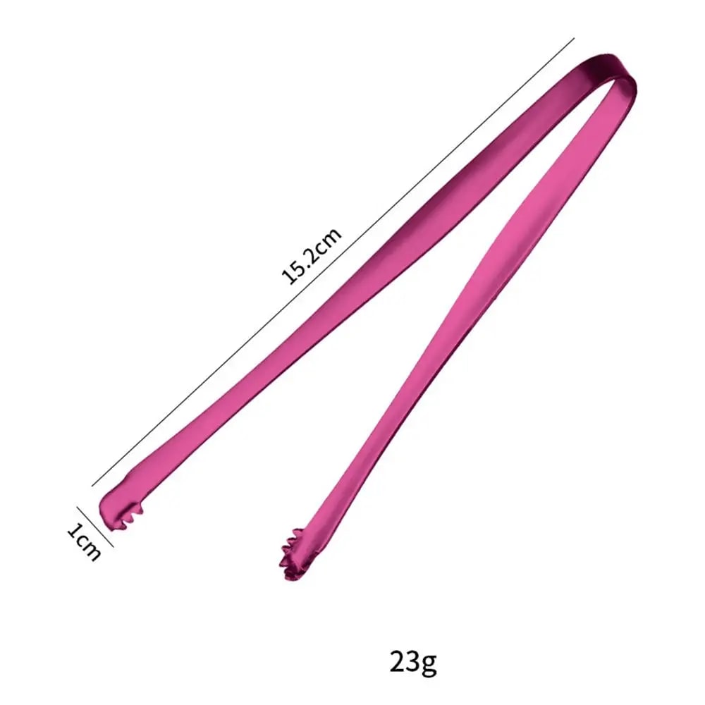 Grill Tongs Meat Culinary Nippers Camping Dishes Stainless Bruseptsy For Food Ki - PURPLE
