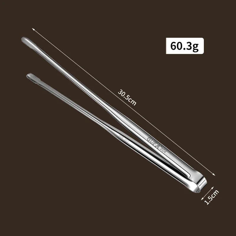 Grill Tongs Meat Culinary Nippers Camping Dishes Stainless Bruseptsy For Food Ki - large