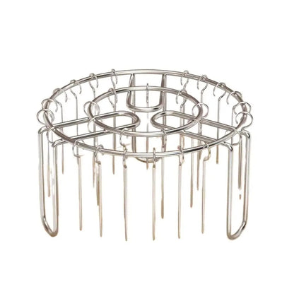 Stainless Steel Vertical Grill Rack Detachable String Grill Vertical Barbecue Sk